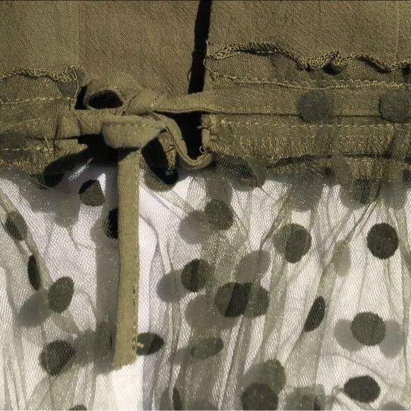 Green Shein crop top - Picture 4 of 4